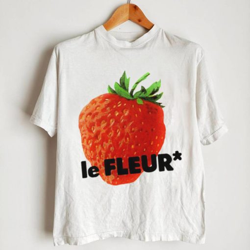 Strawberry Le Fleur logo shirt