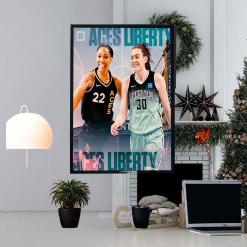 Aces Vs Liberty Superteam Showdown In Brooklyn Home Decor Poster Canvas