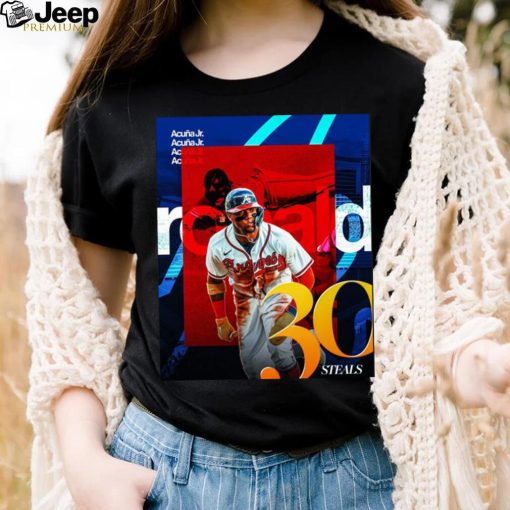 Acuna Jr Atlanta Braves 30 MLB Steals Shirt