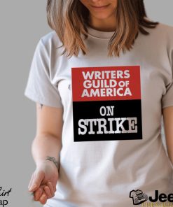 Adam Conover Writers Guild Of America On Strike Shirt