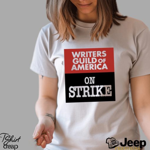 Adam Conover Writers Guild Of America On Strike Shirt