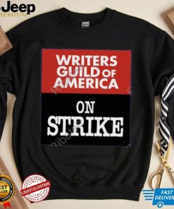 Adam Conover Writers Guild Of America On Strike Shirt