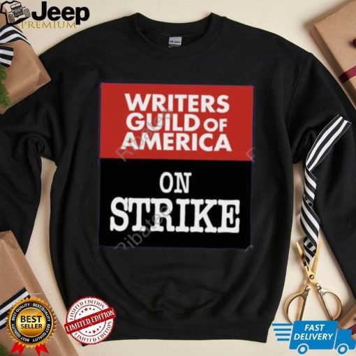 Adam Conover Writers Guild Of America On Strike Shirt