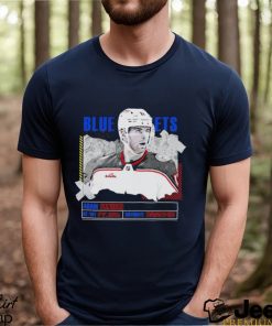 Adam Fantilli Columbus Blue Jackets Ice Hockey Player Information Paper Shirt