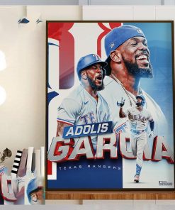 Adolis Garcia Grand Slam in MLB Postseason 2023 Home Decor Poster Canvas