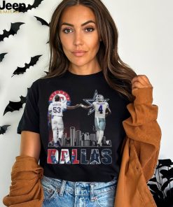 Adolis Garcia Texas Rangers & Dak Prescott Dallas Cowboys Signatures T Shirt