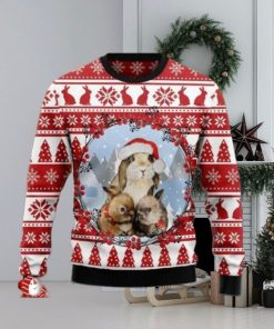 Adorable Bunny Awesome Ugly Christmas Sweater 3D Shirt