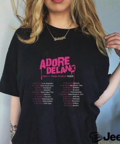 Adore Delano Party Your World 2023 US Tour Setlist Merch Adore Delano Tour 2023 Shirt