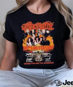 Aerosmith 1970 2023 thank you for the memories shirt