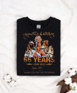 Agnetha Faltskog 55 Years 1968 – 2023 Thank You For The Memories Signature T Shirt