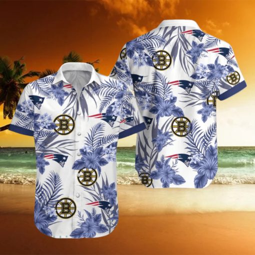 Bruins Patriots Hawaiian Shirt Best Gift For Fans Men And Women