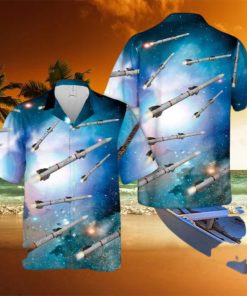 Aim 120 Amraam Air To Missile Hawaiian Shirt