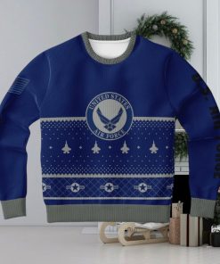 Air Force Veteran Ugly Sweater Sweatshirt