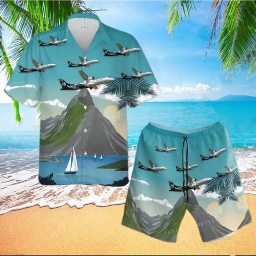 Air New Zealand Atr 72 212a(600) New Zealand Cheap Hawaiian Shirt And Short