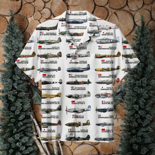 Aircraft Collection Unisex Hawaiian Shirt