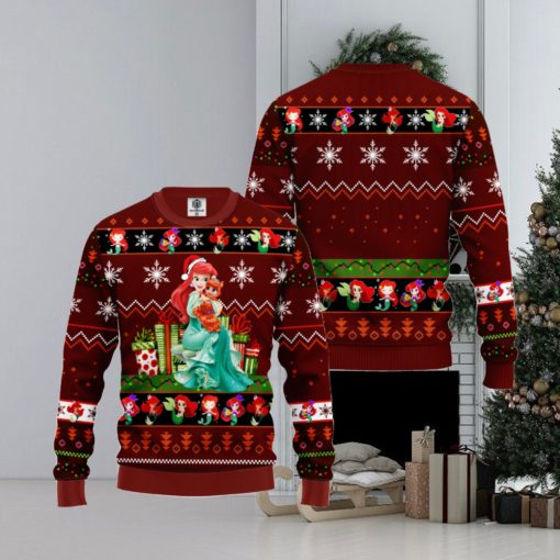 Airel Mermaid ugly Christmas sweater