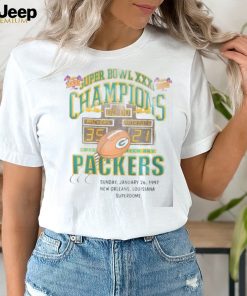 Aj Dillon T shirt Super Bowl Xxxi Champions Green Bay Packers