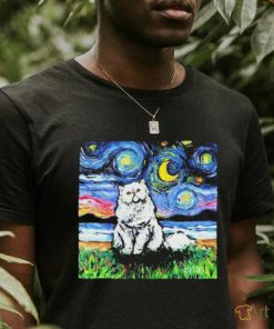 Aja Trier Starry Night Persian Cat Shirt