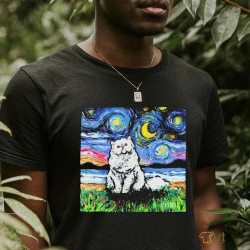 Aja Trier Starry Night Persian Cat Shirt