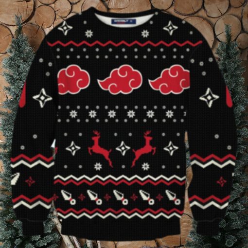 Akatsuki Christmas Unisex Wool Sweater Ugly Christmas Sweater 3D