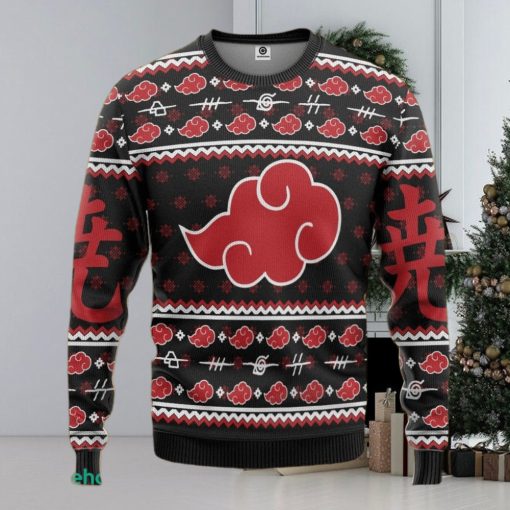 Akatsuki Ugly Christmas Anime Custom Ugly Sweater 3D Gift For Men And Women