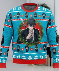 Aki Chainsaw Man Ugly Christmas Sweater