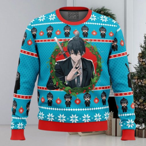 Aki Chainsaw Man Ugly Christmas Sweater