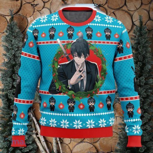 Aki Chainsaw Man Xmas Ugly Christmas Sweater Christmas Gift For Men And Women