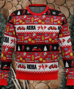 Akira Bike Decals Ugly Christmas Sweater