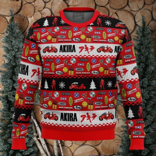 Akira Bike Decals Ugly Christmas Sweater