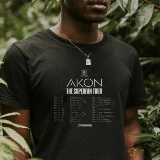 Akon The Superfan Tour 2023 Shirts