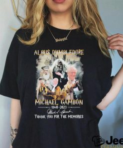 Al Bus Dumbledore Michael Gambon 1940 2023 Thank You For The Memories Signatures Shirt