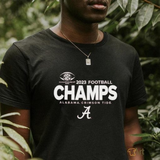 Alabama Crimson Tide 2023 SEC Football Conference Champions Locker Room Shirt