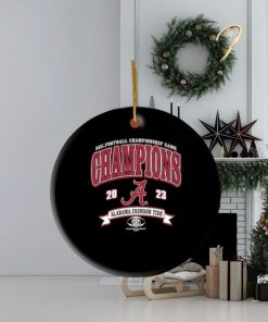 Alabama Crimson Tide 2023 SEC Football Conference Champions Logo Ornament