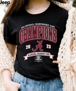 Alabama Crimson Tide Blue 84 Youth 2023 SEC Football Conference Champions T Shirt