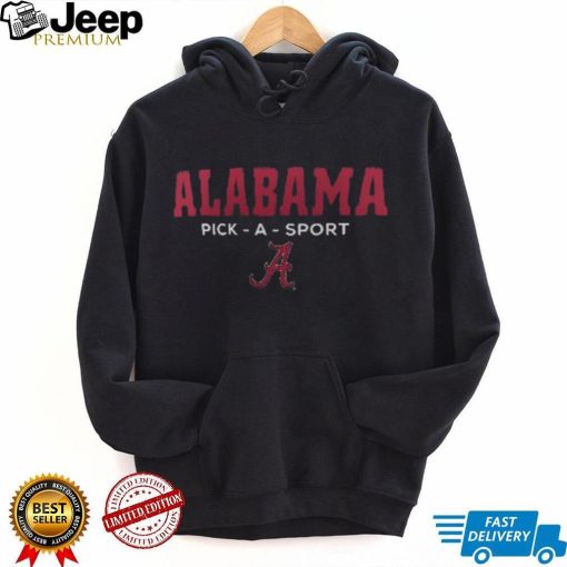 Alabama Crimson Tide Fanatics Branded Personalized Authentic Pick A Sport T Shirt