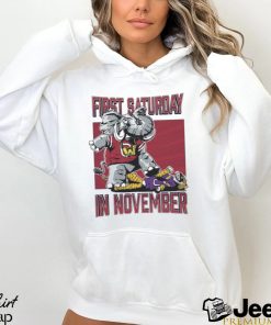 Alabama Crimson Tide First Saturday Elephant In November Shirt