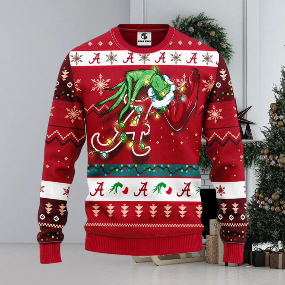 Alabama crimson tide sale ugly christmas sweater