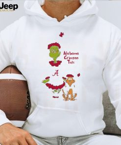 Alabama Crimson Tide Grinch and Max NCAA Christmas shirt