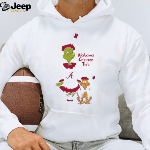 Alabama Crimson Tide Grinch and Max NCAA Christmas shirt