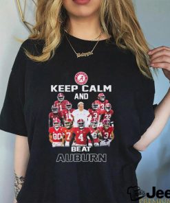 Alabama Crimson Tide Keep Calm And Beat Auburn Tigers Shirt