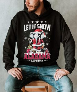 Alabama Crimson Tide Let It Snow Roll Tide Let’s Roll Christmas Sweater