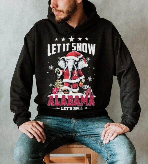 Alabama Crimson Tide Let It Snow Roll Tide Let’s Roll Christmas Sweater