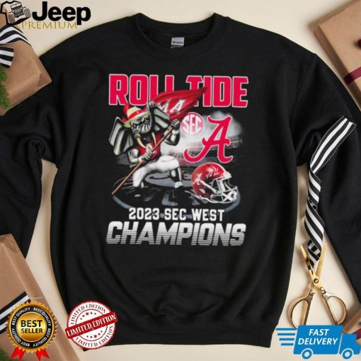 Alabama Crimson Tide Roll Tide 2023 SEC West Champions Shirt