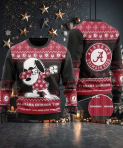 Alabama Crimson Tide Snoopy Dabbing Ugly Christmas Sweater, Ugly Sweater, Christmas Sweaters, Hoodie, Sweatshirt, Sweater