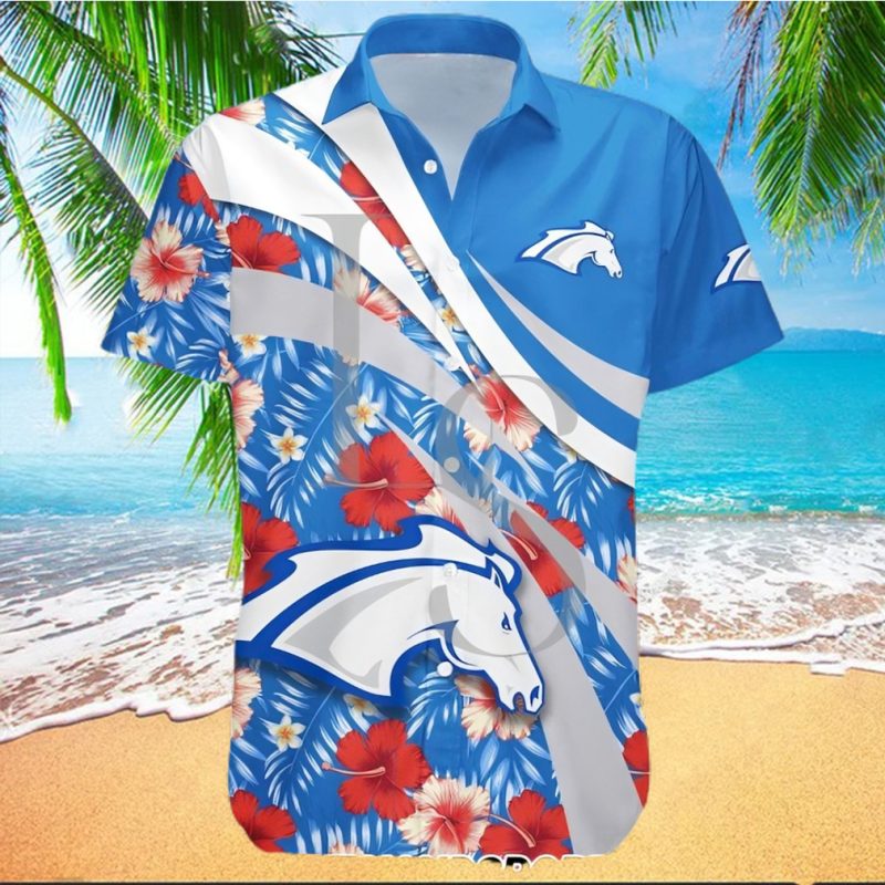 Alabama Huntsville Chargers NCAA Hibiscus Tropical Flower Hawaiian Shirt