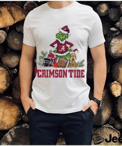 Alabama Santa Grinch And Santa Dog Christmas Shirt