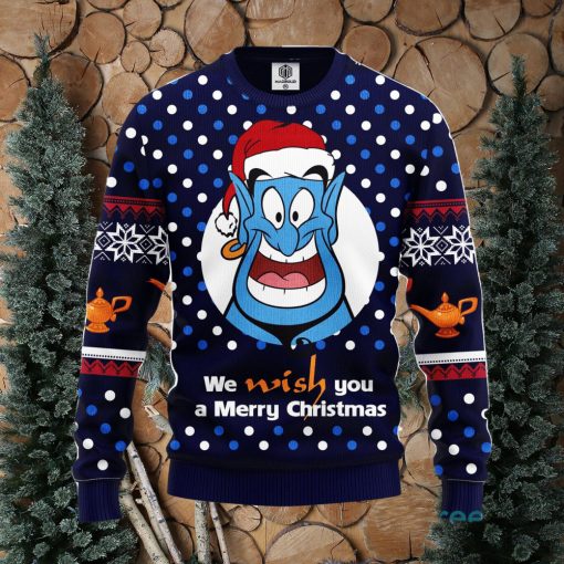 Aladdin And The Magic Lamp Thanksgiving Women Mens Ugly Christmas Sweater