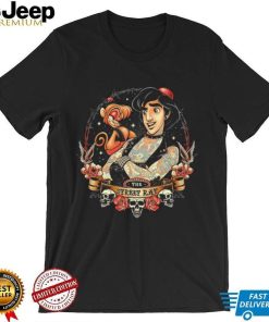 Aladdin and his monkey Abu The Street Rat cartoon shirt