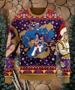 Aladin Anime Xmas Women Mens Ugly Christmas Sweater